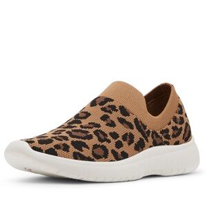 nwt Blondo Waterproof Karen Slip-On Sneaker Leopard Knit Size 7
